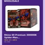 Rhino 69 Premium 300000K Spider-Man Edition - wholesale pack and details