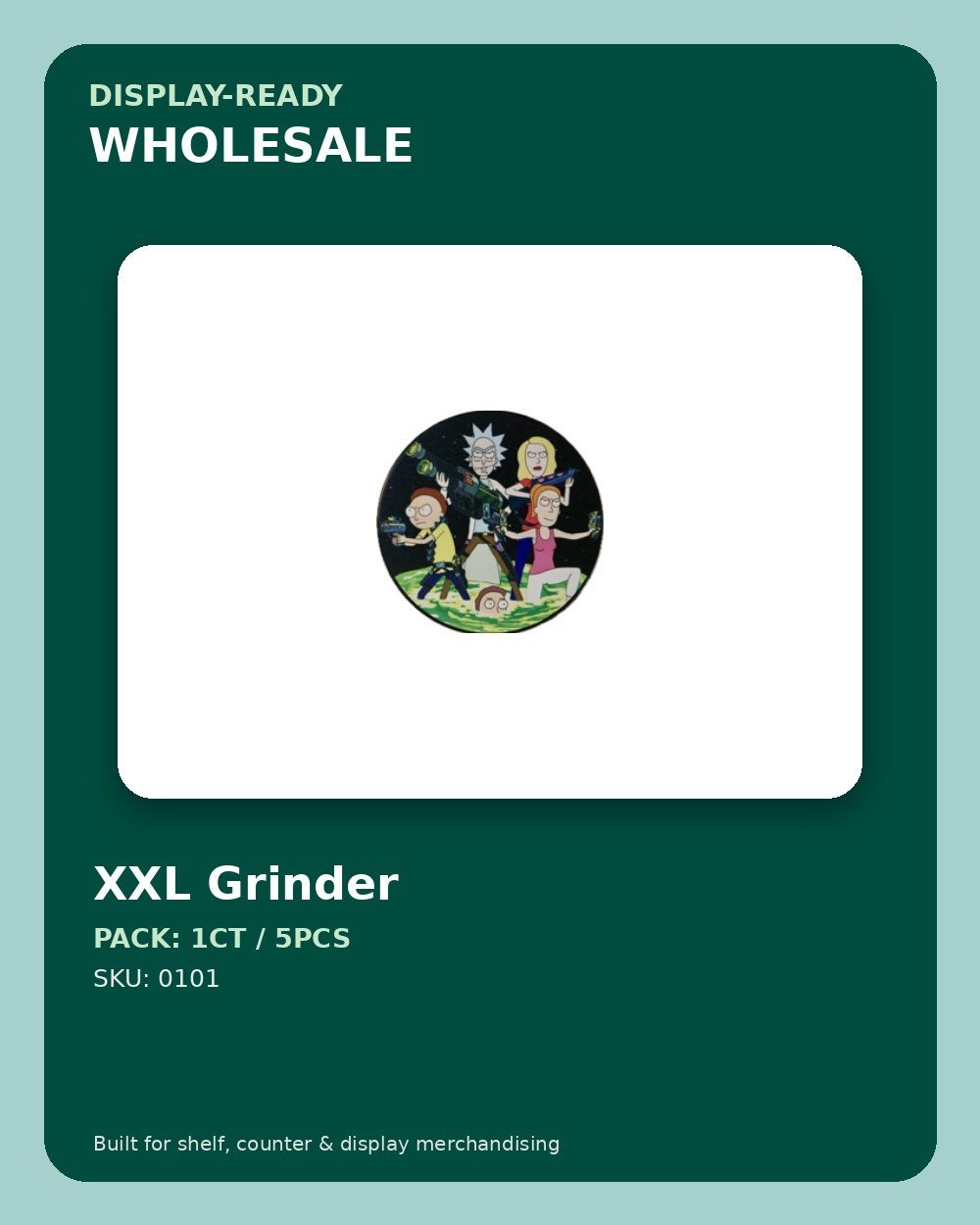XXL Grinder - wholesale pack and details