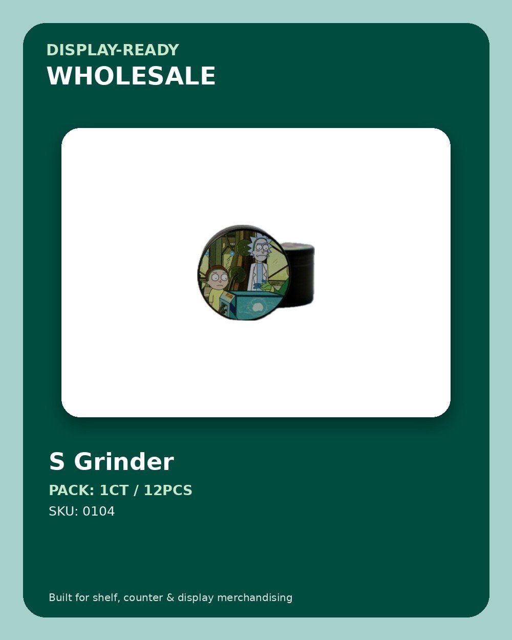 S Grinder - wholesale pack and details