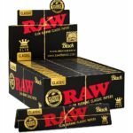 RAW Black King Size Slim Rolling Papers 32 Leaves (Rolling Papers) - wholesale
