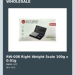 RW-008 Right Weight Scale 100g x 0.01g - wholesale pack and details