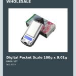 Digital Pocket Scale 100g x 0.01g - wholesale pack and details