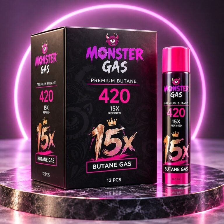 Monster Gas 420 Premium Butane 15X