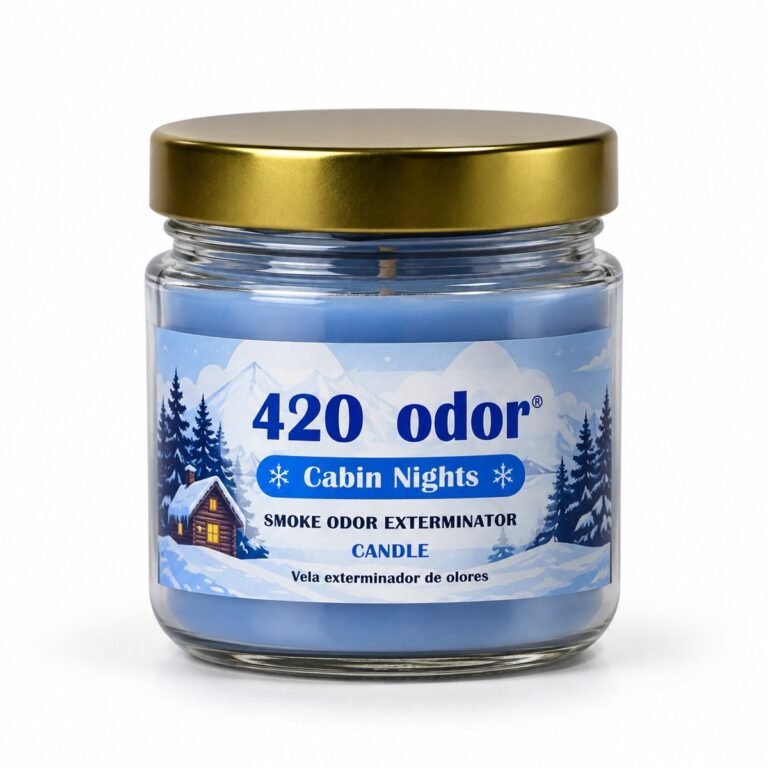 420 Odor Candle - Cabin Nights (Jar)
