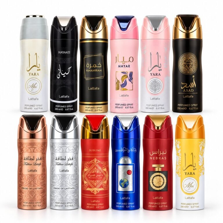 Lattafa Perfumed Body Spray (200ML Assorted)