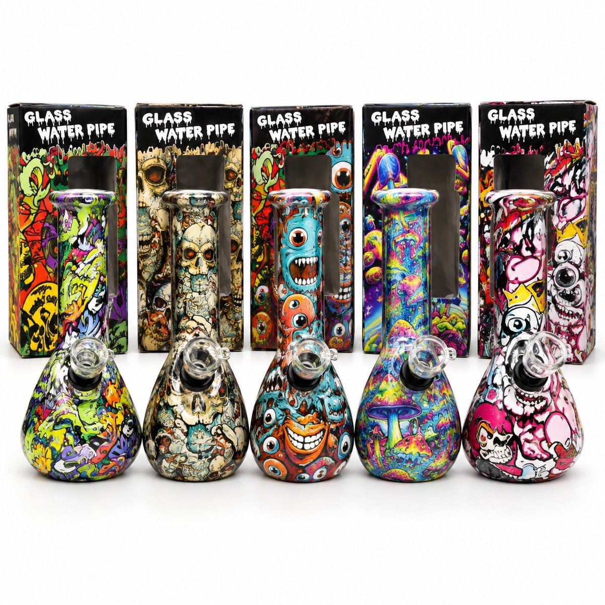 Glass Water Pipe Large Assorted Designs
