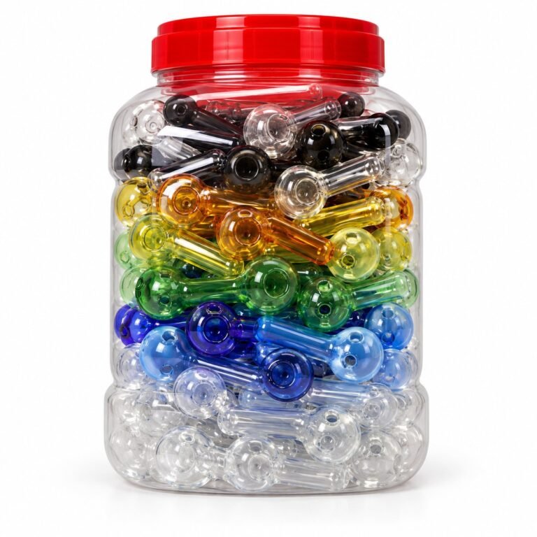 Glass Oil Burner Pipes Assorted Colors (Glass Pipes)
