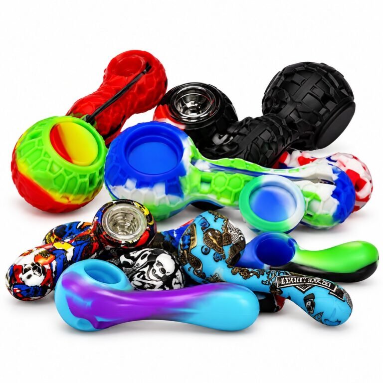 Silicone Hand Pipe Assorted Designs