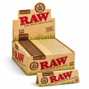 RAW Organic Hemp 1¼ Rolling Papers 50 Leaves (Rolling Papers)