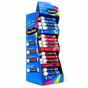 ChapStick Lip Balm Display - Assorted Flavors