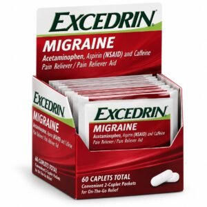Excedrin Migraine Caplets Display (2-Count Packets)