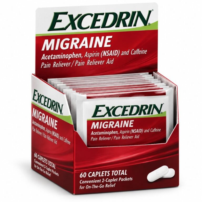 Excedrin Migraine Caplets Display (2-Count Packets)