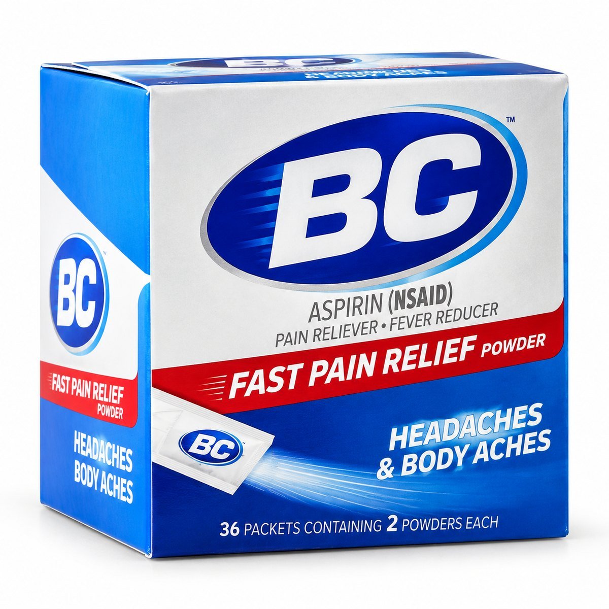 BC Aspirin Headache Powders (2-Count Packets)