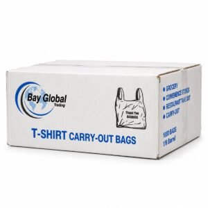 Bay Global T-Shirt Carry-Out Bags 1/6 Barrel