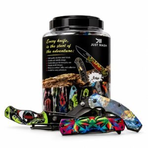 Just Mash Folding Knives (jar)
