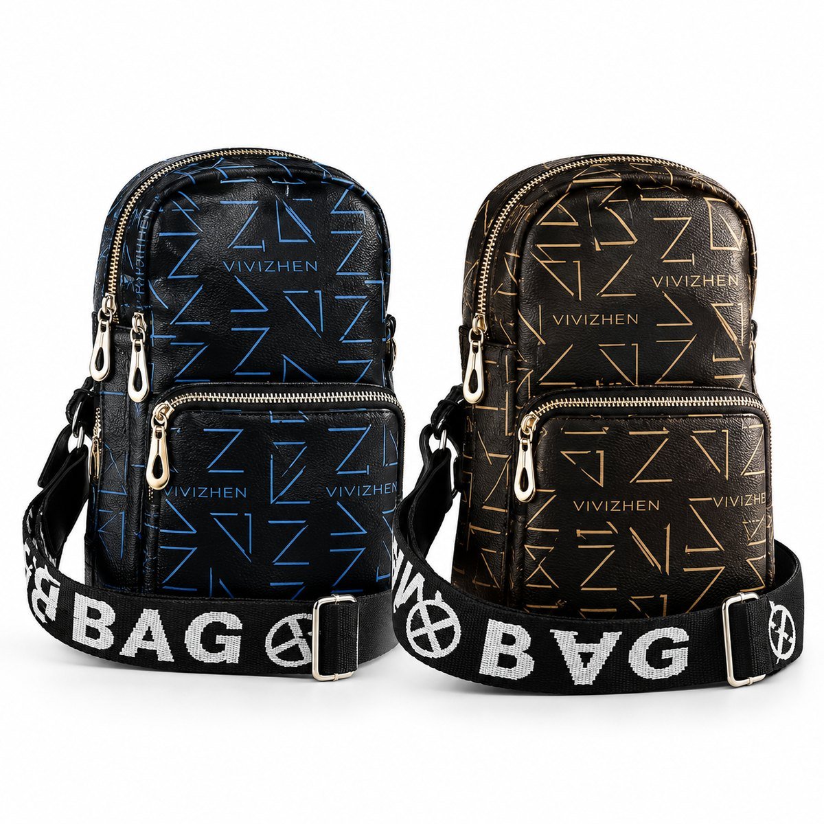 Vivizhen Designer shoulder Belt bag