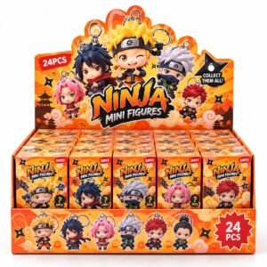 Naruto Mini Keychain Figures Display