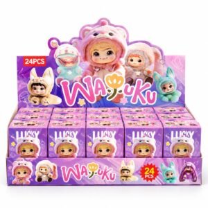 Wajuku Mini Doll Keychain Figures Display