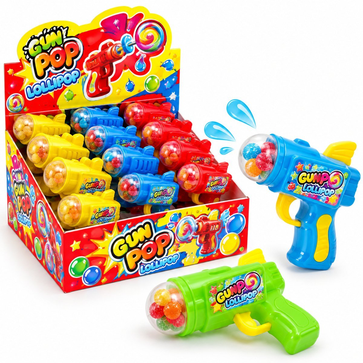 KIDS BOOM! Gun Pop Lollipop