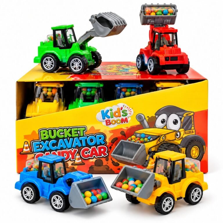 KIDS BOOM Bucket Excavator Candy Car